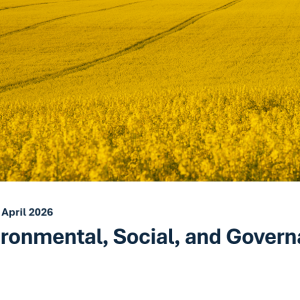 Environmental, Social, and Governance (ESG) Training